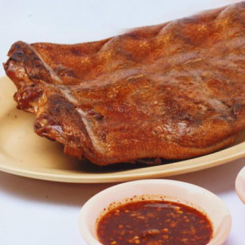 เป็ดย่าง ร้านโจโจ้พิมาย หนังกรอบ ไม่มีมัน 2 ตัว ส่งฟรีไม่มีขั้นต่ำ