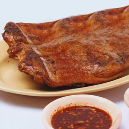 เป็ดย่าง ร้านโจโจ้พิมาย หนังกรอบ ไม่มีมัน 1 ตัว ส่งฟรีไม่มีขั้นต่ำ