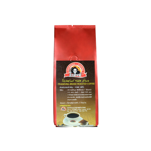 กาแฟถ้ำสิงห์ คั่วบด500กรัม  1 ถุง