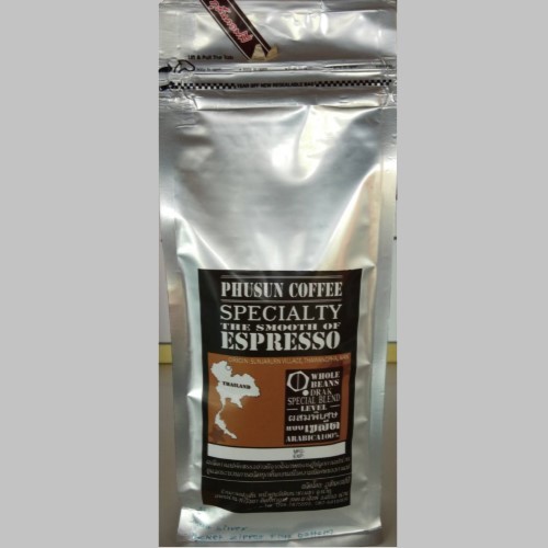 กาแฟแบบเมล็ด ARABICA 100เปอร์เซ็นต์ ผสมพิเศษ