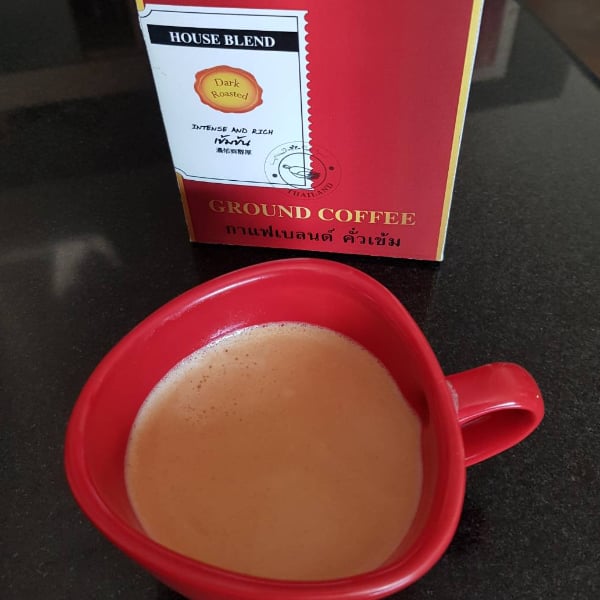 กาแฟบด CAFE RONN  คั่วเข้ม เฮาส์เบลนด์ 250 กรัม