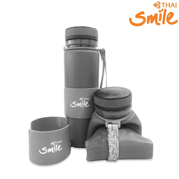 Thai Smile Airways - SMILE SHOP ขวดน้ำซิลิโคนพับเก็บได้