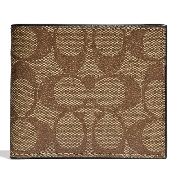 กระเป๋าสตางค์ COACH F66551 ID BILLFOLD WALLET IN SIGNATURE CANVAS