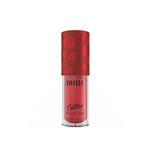 MILLE ลิปทิ้นท์เนื้อกำมะหยี่ TATTOO VELVET TINT 3.5G (#03 ORANGE SORBET)