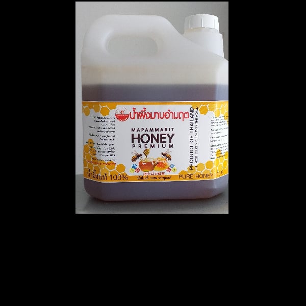 น้ำผึ้งป่าเดือน 5 /น้ำผึ้งมาบอำมฤต /น้ำผึ้งแกลลอน 4000 กรัม
