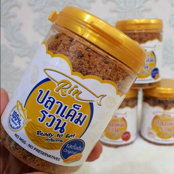 Rin ปลาเค็มอินทรีรวน รสดั้งเดิม ไม่เผ็ด อร่อยง่าย ไม่ต้องทอดเอง ขนาด 100 กรัม