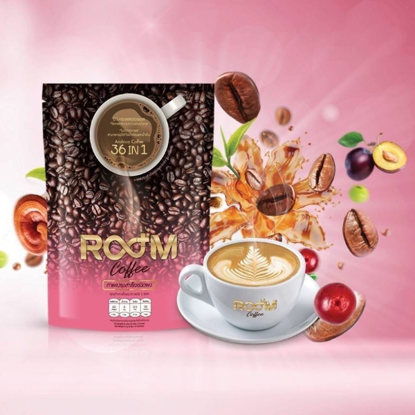 ROOM Coffee กาแฟเพื่อสุขภาพ 36 in 1 ให้คุณค่ามากกว่ากาแฟ 