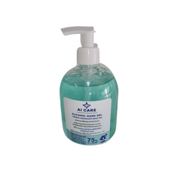 เอไอแคร์ เจลล้างมือ ผสมแอลกอออล์ 75% ขนาด 500 มล.กลิ่น อ่อนโยน
