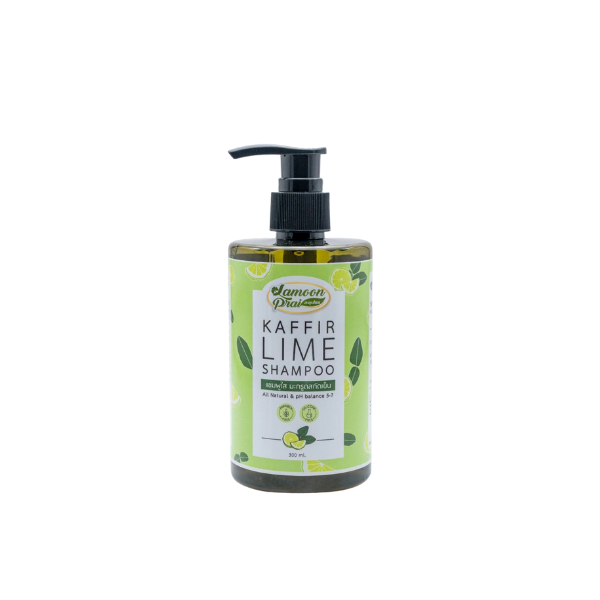 แชมพูใสมะกรูดสกัดเย็น Lamoonprai ปลอดสารเคมี (บรรจุ 300 ml.)