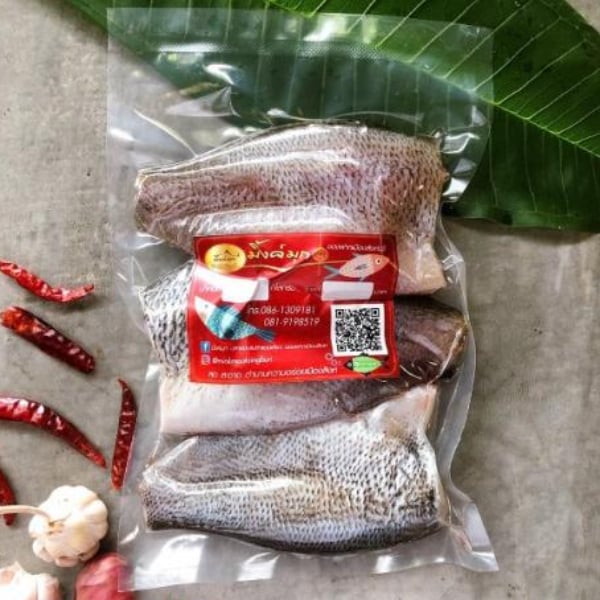 ปลาสลิดแดดเดียว มิ้งค์มุก ของฝากเมืองสิงห์ ขนาด 500 กรัม