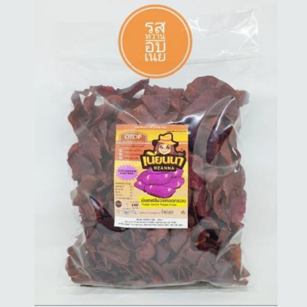 มันเทศสีม่วง รสหวานอบเนย ตรา เนียนนา ขนาด 110 กรัม x (24ซอง/ลัง)