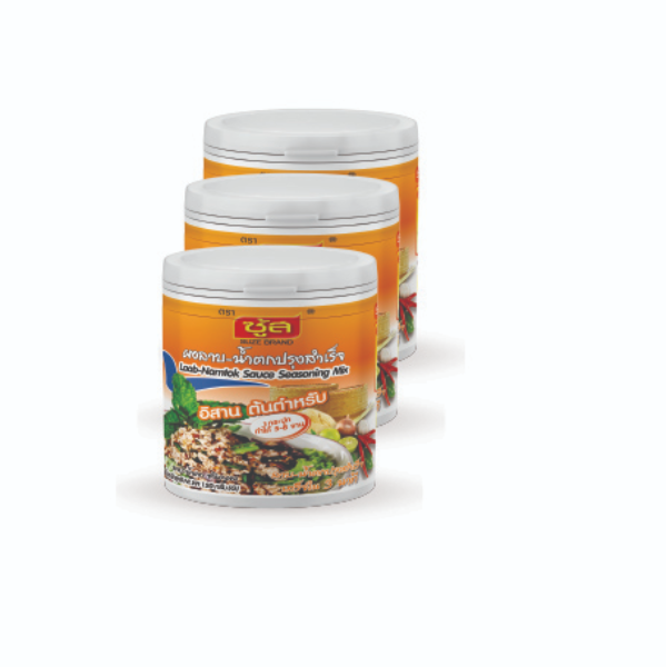 ซอสผงลาบ-น้ำตกปรุงสำเร็จ สูตรขลุกขลิก 1 นาที (กระปุก 150 กรัม X 3)