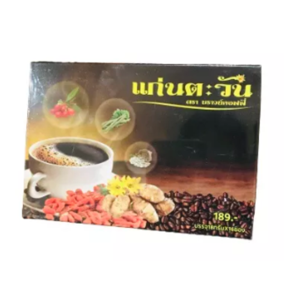กาแฟแก่นตะวัน คอฟฟี่พลัส No.1 กาแฟเพื่อคนรักสุขภาพ (1 กล่อง บรรจุ 16 ซอง)