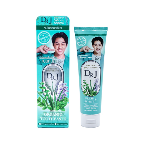 DR.J Organic Toothpaste ยาสีฟันสมุนไพร ด็อกเตอร์เจ ขนาด 100 กรัม