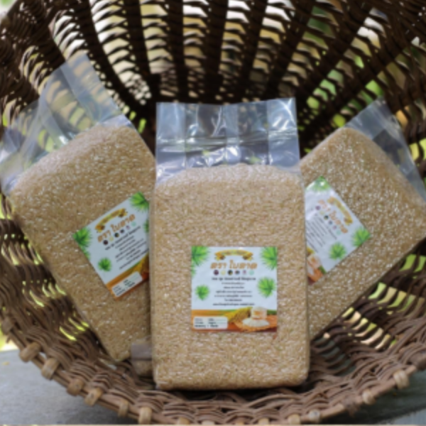 ข้าวหอมมะลิอินทรีย์ ตราใบตาล 3 กิโลกรัม จังหวัดมหาสารคาม