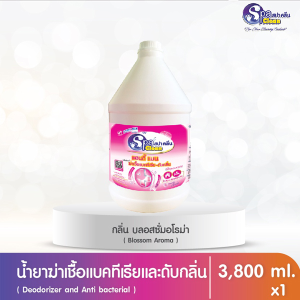 น้ำยาฆ่าเชื้อแบคทีเรียและดับกลิ่น กลิ่นบลอสซั่มอโรม่า (ขนาด 3800 มล.)