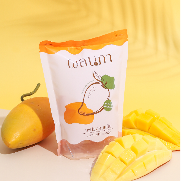 Polnapa ผลนภา มะม่วงอบแห้ง สูตรนุ่มหวานน้อย 80 กรัม