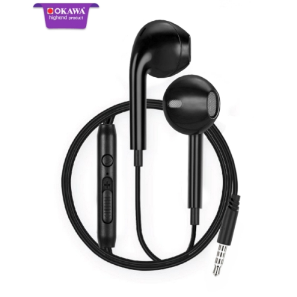 OKAWA หูฟังสมาร์ทโฟน Digital Sound รุ่น EP-06 สีดำ
