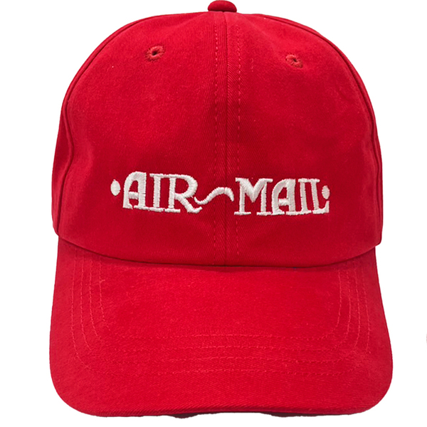 หมวกแก็ป AIR MAIL สีแดง